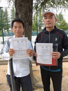 第４９回福島県テニス選手権大会５５歳以上男子シングルス入賞者