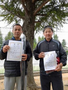 第４９回福島県テニス選手権大会６０歳以上男子シングルス入賞者