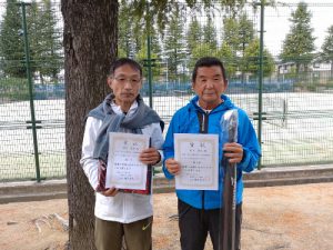 第４９回福島県テニス選手権大会６５歳以上男子シングルス入賞者