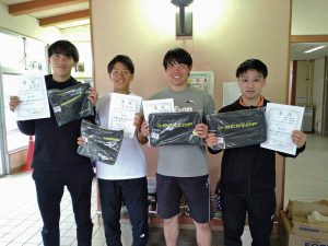 第４９回福島県テニス選手権大会一般男子ダブルス優勝２位