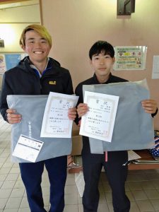 第４９回福島県テニス選手権大会一般男子ダブルス３位