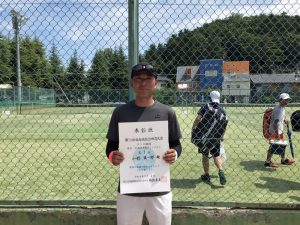 第７５回福島県総合体育大会テニス競技４５歳以上男子シングルス優勝