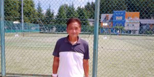 第７５回福島県総合体育大会テニス競技６５歳以上男子シングルス優勝