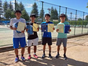 第４０回秋田杯テニスの日記念ダブルステニス選手権大会一般男子Ａ級優勝
