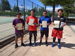 第４０回秋田杯テニスの日記念ダブルステニス選手権大会一般男子Ａ級３位