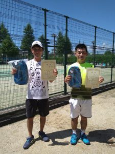 第４０回秋田杯テニスの日記念ダブルステニス選手権大会一般男子４５以上優勝