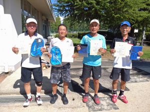 第４０回秋田杯テニスの日記念ダブルステニス選手権大会一般男子５５以上優勝
