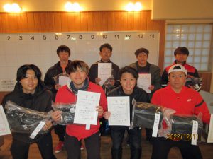 第４９回福島県ダブルステニス選手権大会一般男子の部入賞者