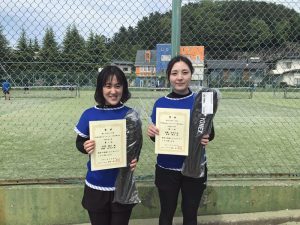 第６５回オノヤ杯兼福島県春季ダブルステニス選手権大会一般女子の部優勝