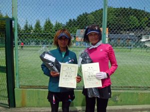 第６５回オノヤ杯兼福島県春季ダブルステニス選手権大会４５歳以上女子の部優勝