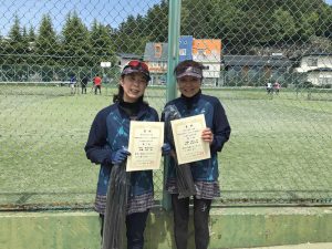 第６５回オノヤ杯兼福島県春季ダブルステニス選手権大会５５歳以上女子の部優勝