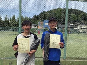 第６５回オノヤ杯兼福島県春季ダブルステニス選手権大会４５歳以上男子の部優勝