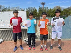 第４０回福島県春季ジュニアシングルステニス選手権大会Ｕ１８の部入賞者