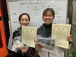 第５０回福島県テニス選手権大会一般女子ダブルス入賞者