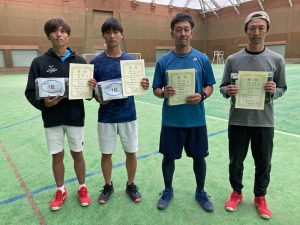 第５０回福島県テニス選手権大会一般男子ダブルス入賞者