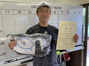 第５０回福島県テニス選手権大会４５歳以上男子シングルス入賞者
