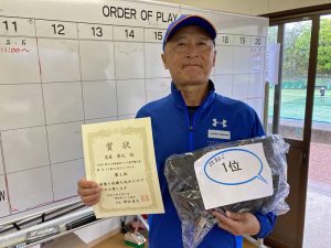 第５０回福島県テニス選手権大会５５歳以上男子シングルス入賞者