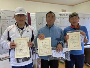 第５０回福島県テニス選手権大会６０歳以上男子シングルス入賞者