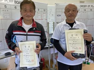 第５０回福島県テニス選手権大会６５歳以上男子シングルス入賞者
