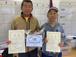第５０回福島県テニス選手権大会７０歳以上男子シングルス入賞者