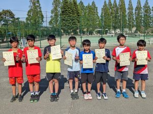 第４０回福島県春季ジュニアシングルス・ダブルステニス選手権大会Ｕ１２男子ダブルス入賞者