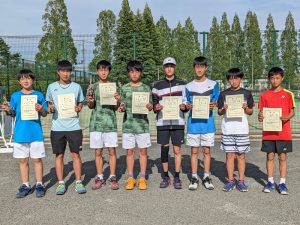 第４０回福島県春季ジュニアシングルス・ダブルステニス選手権大会Ｕ１４男子ダブルス入賞者