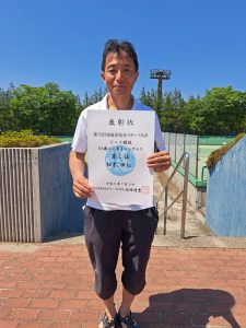 第７６回福島県総合体育大会テニス競技成年の部５５歳男子シングルス入賞者