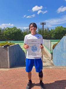 第７６回福島県総合体育大会テニス競技成年の部一般男子シングルス入賞者