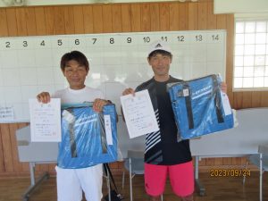 第４６回福島県秋季ダブルステニス選手権大会４５歳以上男子優勝