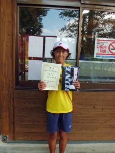 第４４回中尾杯福島県シングルステニス選手権大会５０歳以上女子シングルス優勝