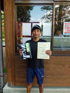 第４４回中尾杯福島県シングルステニス選手権大会３５歳以上男子シングルス優勝