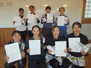 第５０回福島県ダブルステニス選手権大会一般女子の部入賞者