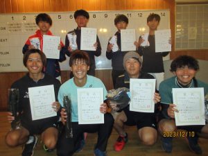 第５０回福島県ダブルステニス選手権大会一般男子の部入賞者