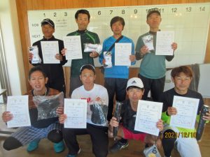 第５０回福島県ダブルステニス選手権大会４５歳男子の部入賞者