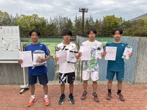 第４１回福島県春季ジュニアシングルステニス選手権大会Ｕ１８男子入賞者