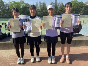 第５１回福島県テニス選手権大会結果一般女子ダブルス入賞者