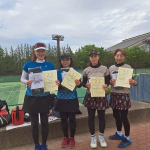 第５１回福島県テニス選手権大会結果４０歳以上女子ダブルス入賞者