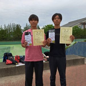 第５１回福島県テニス選手権大会結果一般男子ダブルス入賞者