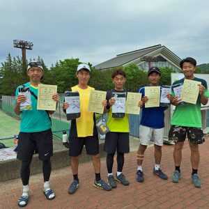 第５１回福島県テニス選手権大会結果４５歳以上男子ダブルス入賞者