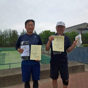 第５１回福島県テニス選手権大会結果５５歳以上男子ダブルス入賞者