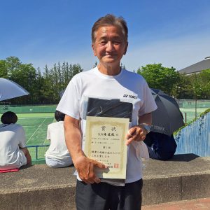 第５１回福島県テニス選手権大会結果６５歳以上男子シングルス入賞者