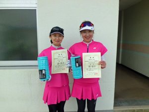 第６６回オノヤ杯兼福島県春季ダブルステニス選手権大会４０歳以上女子優勝