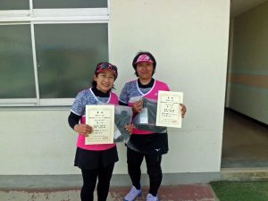 第６６回オノヤ杯兼福島県春季ダブルステニス選手権大会４５歳以上女子優勝