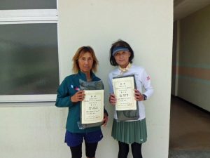 第６６回オノヤ杯兼福島県春季ダブルステニス選手権大会５０歳以上女子優勝