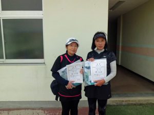 第６６回オノヤ杯兼福島県春季ダブルステニス選手権大会５５歳以上女子優勝