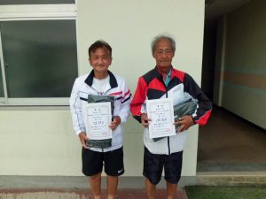 第６６回オノヤ杯兼福島県春季ダブルステニス選手権大会６５歳以上男子優勝