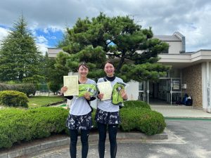 第４２回秋田杯テニスの日記念ダブルステニス選手権大会一般女子ダブルス入賞者