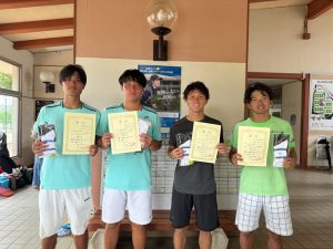 第４２回秋田杯テニスの日記念ダブルステニス選手権大会男子ダブルス３位