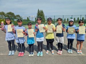 第４２回福島県春季Ｊｒテニス選手権大会Ｕ１２女子ダブルス入賞者
