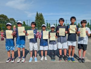 第４２回福島県春季Ｊｒテニス選手権大会Ｕ１２男子ダブルス入賞者